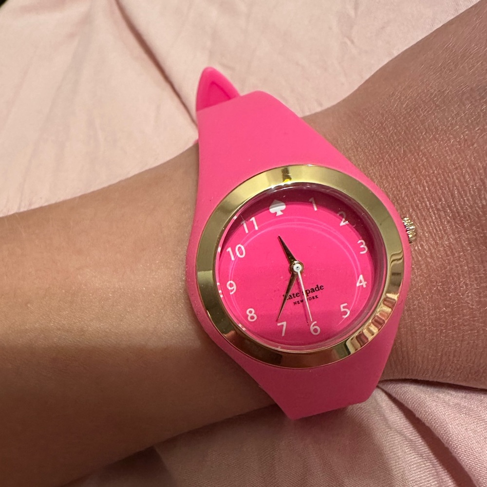 Kate Spade Fuchsia Silicone Watch